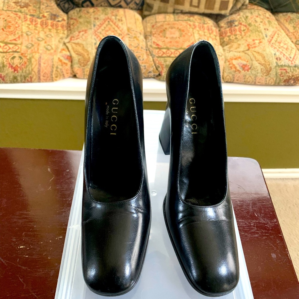 Black Gucci Pumps